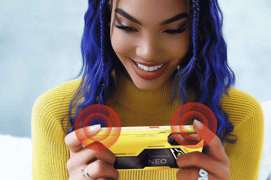 ZTE Nubia Neo 3 5G gaming shoulder triggers